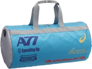 【ASICS/アシックス】 A77 ドラムバッグ ターコイズxグレー ユニセックス アシックス